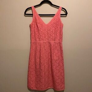 Ann Taylor | Pink Floral Sleeveless Midi Dress | NWT